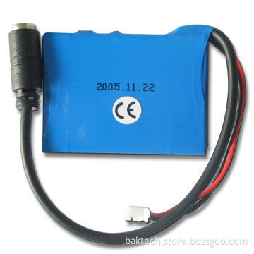 3.7V 650mAh Li-ion Battery Pack